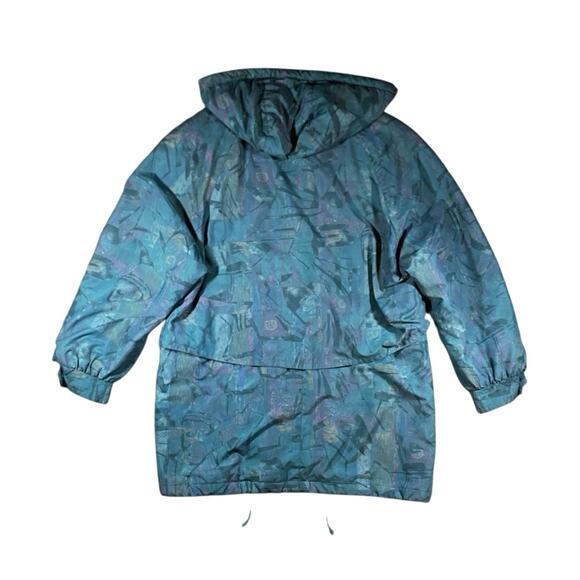 Vintage 80s Dannimac Abstract Puffer Jacket - L - Picture 5 of 5